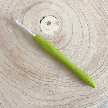 DMC alumínium horgolótű szilikon nyéllel - 5 mm