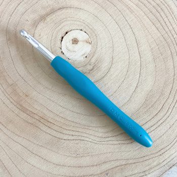 DMC alumínium horgolótű szilikon nyéllel - 8 mm