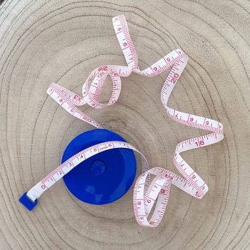 Automata szabócenti - 150 cm - kék