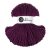 Bobbiny zsinórfonal - Aubergine - 5mm/100m