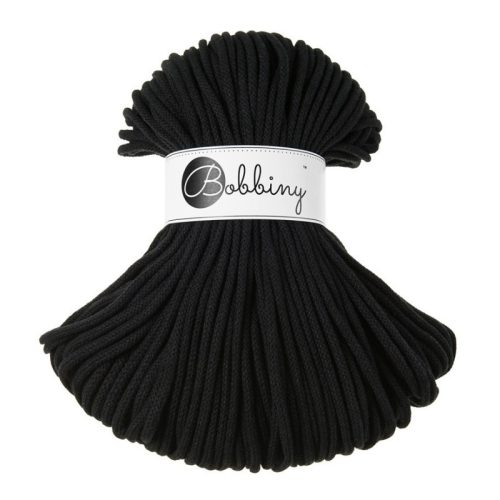 Bobbiny zsinórfonal - fekete - 5mm/100m