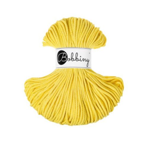 Bobbiny zsinórfonal - Canary yellow - 3mm/100m
