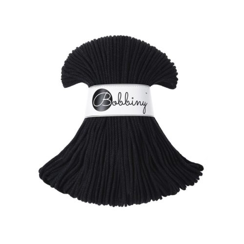 Bobbiny zsinórfonal - fekete - 3mm/100m