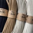 Big cord varrható zsinór - fekete, 6mm