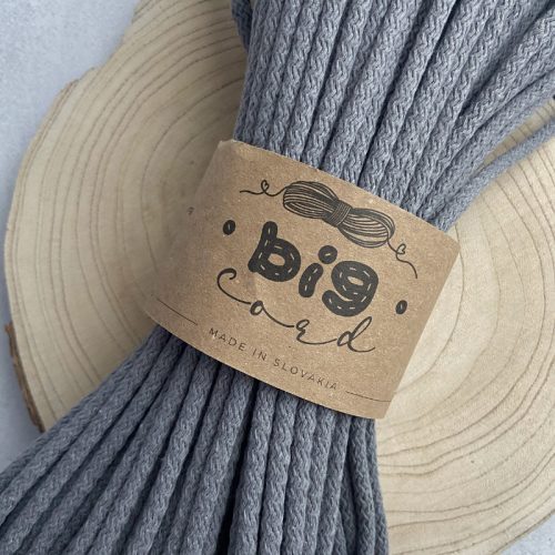 Big cord varrható zsinór - grafit, 6mm