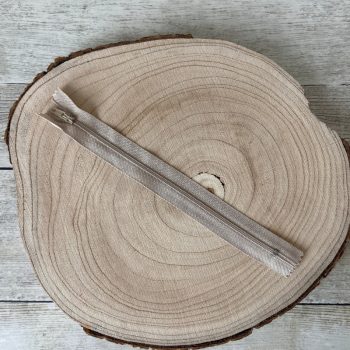 Cipzár 20 cm - bézs