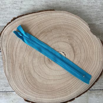 Cipzár 20 cm - türkiz