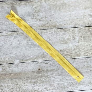 Cipzár 30 cm - citromsárga