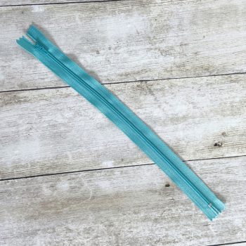 Cipzár 30 cm - türkiz