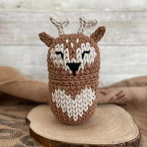 Gida tároló - kicsi - karamell