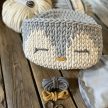 Pingvin mini övtáska horgoló DIY csomag