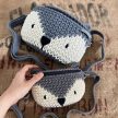 Róka mini övtáska horgoló DIY csomag