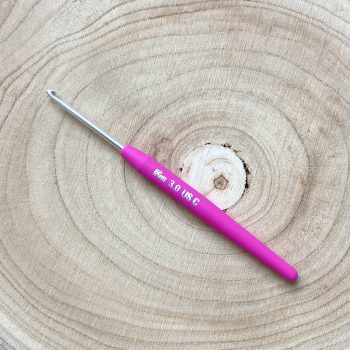 Prym aluminium horgolótű (soft nyél) - 3 mm