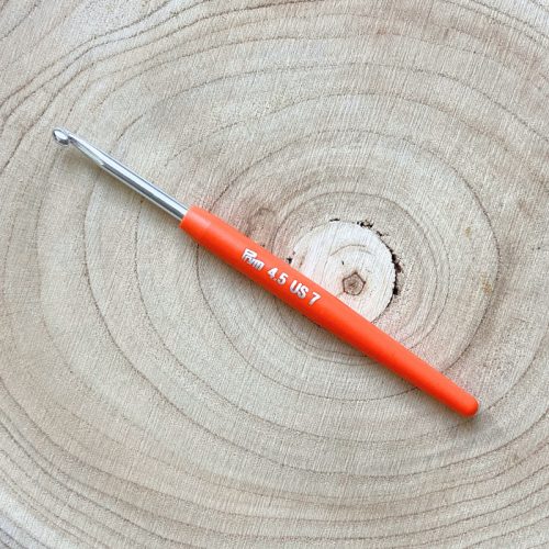 Prym aluminium horgolótű (soft nyél) - 4,5 mm