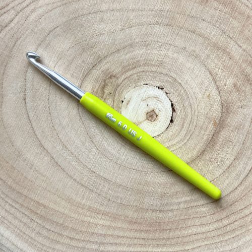 Prym aluminium horgolótű (soft nyél) - 6 mm