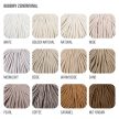  Pamutzsinór crossbody pánt - 2 cm - Bobbiny