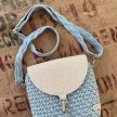 Fonalvarrott fonott crossbody pánt - 2,5 cm - Splendid