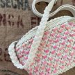 Fonalvarrott fonott hibrid crossbody pánt - 2,5 cm - Bobbiny