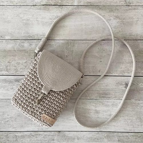 Mini crossbody táska - bézs