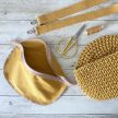 Búzaszemes övtáska horgolás  - ONLINE WORKSHOP